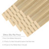 Picture of WENNALIFE Tape in Hair Extensions Human Hair, 20pcs 50g 18 inch Light Blonde Highlighted Golden Blonde Remy Hair Extensions Straight Human Hair Tape in Extensions Skin Weft Tape Extensions Human Hair