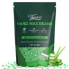 Picture of VENNCO Hard Wax Beads, 1lb Wax Beans For Coarse Hair Removal Sensitive Skin With Pure Aloe Vera, For Face Eyebrow Leg Bikini Brazilian Waxing, Perfect For Full Body & All Hair Types At Home
