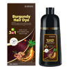Picture of IIIMEIDU Hair Dye Shampoo for Gray Hair, 3 in 1 Herbal Ingredients Natural Shampoo Hair Dye for Women Men, Grey Coverage Shampoo 500ml (DarkBurgundy)