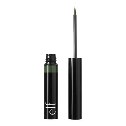 Picture of e.l.f. H2O Proof Inkwell Eyeliner Pen, High-pigment, Waterproof Liquid Eyeliner, Delivers A Matte Finish, Vegan & Cruelty-free, Dark Envy
