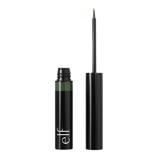 Picture of e.l.f. H2O Proof Inkwell Eyeliner Pen, High-pigment, Waterproof Liquid Eyeliner, Delivers A Matte Finish, Vegan & Cruelty-free, Dark Envy