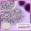 Picture of 4000PCS 4mm Resin Rhinestones in Bulk (Light Purple), Bedazzling Flatback Crystals Rhinestones for Crafting DIY Nail Decoration, Gems Diomand Charms for Tumbler Shoes Clothing Fabric
