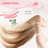 Picture of SHINLEA Detangle Hair Brush, Detangling Wet Spiral Hairbrush for Women, Men, kids, Vented Detangler for Blow Drying, Glide Through Tangles For All Hair Types (Pink)