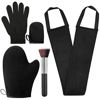 Picture of ANSPHIE 5 Pack Self Tanning Mitt Applicator Kit, Self Tan Glove, Face Tan Mitt, Back Lotion Applicator, Exfoliating Glove, Tanning Brush for Self Tanner Fake Bake Tan