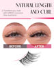 Picture of Half Lashes Natural Lashes Wispy Lashes Corner Lashes 3/4 False Eyelashes Natural Half Eyelashes W18