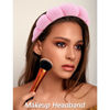 Picture of VELSCRUN 6 Pack Hairband, Pink Microfiber Spa Headband, Makeup Headband, Face Wash Bow Tie Headband, Skincare Headbands for Women Girls Hair Accessories Gifts