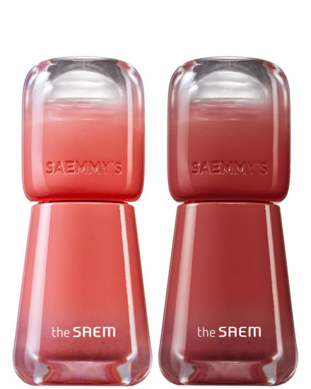 Picture of THESAEM Saemmy's Ade Shot Tint (01, 06) - Korean Lip Titnt, Water Gel Lip Stain with Plump Glowy Moisturizing Finish, Buildable Radiant Gloss, Long-Lasting Comfort, 0.1 fl.oz.