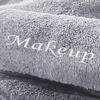 Picture of Cosy Family 10 Pack Makeup Remover Wash Cloths - Soft Microfiber Fingertip Facial Cleansing Cloths for Hand and Make Up, 12 x 12 in, Grey