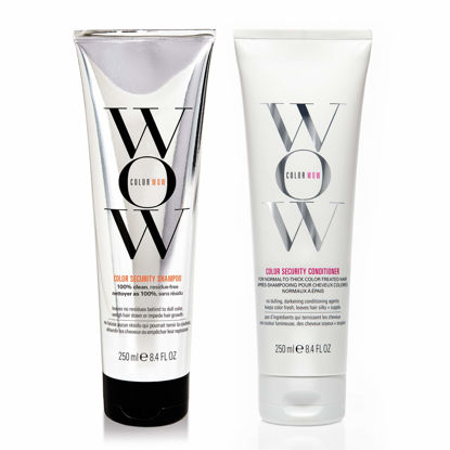 Picture of COLOR WOW Dream Clean Duo - 100% clean, sulfate-free COLOR SECURITY SHAMPOO and weightless COLOR SECURITY CONDITIONER- for Normal to Thick Hair| Achieve Super Glossy, Hydrated Hair