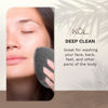 Picture of KOL Face Scrubber, Premium Charcoal and Vitamin E Infused Facial Cleansing and Exfoliating Pads for Daily Cleaning and Makeup Removal, 3 Count