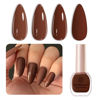 Picture of AZUREBEAUTY Brown Nail Polish Quick Dry Vegan Fall Nail Polish Natural Infinite Shine Nail Lacquer Salon-Quality for Women Girl Gift Set 1Pcs 0.34 fl oz