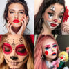 Picture of Yeweian Halloween Red Matte Lipstick, Red Lip Face Body Paint Stick, Cream Eye Black Stick for Baseball, Waterproof Long Lasting Lip Balm for Women, Goth Makeup Clown Makeup Sticks