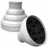 Picture of Collapsible Silicone Hair Dryer Diffuser - Travel and Easy Storage - Fit Nozzle Diameter D-1.575Inch to 1.968 Inch (4-5cm)