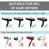 Picture of Collapsible Silicone Hair Dryer Diffuser - Travel and Easy Storage - Fit Nozzle Diameter D-1.575Inch to 1.968 Inch (4-5cm)