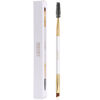 Picture of Docolor Eyebrow Brush Duo Eyebrow Spoolie Professional Angled Eye Brow Brush Perfect for Lining and Shaping Brows, Spoolie for Brows or Lashes White
