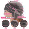 Picture of Aaliweya Highlight Ombre 360 Body Wave Lace Front Wigs Human Hair 360 Body Wave HD Transparent Full Lace Frontal Wigs for Women with 180% Density Glueless Honey Blonde And Natural Black Wig 24 inch