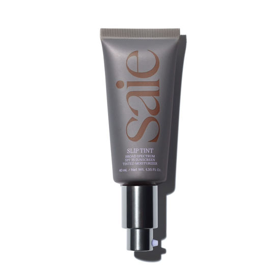 Picture of Saie Slip Tint SPF 35 Tinted Moisturizer - Light Coverage Moisturizer + Broad Spectrum Zinc Oxide Sunscreen with Hydrating Hyaluronic Acid - Shade Ten (1.35 oz)