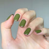 Picture of COSMOO Olive Green Nail Polish, 12ml Olive Quick Dry Nail Lacquer for Nail Art Varnish, 0.41 fl oz