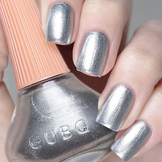 Picture of COSMOO Sliver Nail Polish, Sliver Quick Dry Nail Lacquer for Nail Art Varnish, 0.41 fl oz