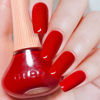 Picture of COSMOO Red Nail Polish, 12ml Classical Red Quick Dry Nail Lacquer for Nail Art Varnish, 0.41 fl oz