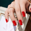 Picture of COSMOO Red Nail Polish, 12ml Classical Red Quick Dry Nail Lacquer for Nail Art Varnish, 0.41 fl oz