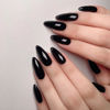 Picture of COSMOO Solid Black Nail Polish, 12ml Black Quick Dry Nail Lacquer, 0.41 fl oz