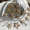 Picture of 30 PCS Gold Star Hair Clips,20PCS 1.22"Star Hair Clip and 10 PCS 1.65"Star Hair Clips Snap Star Hair Accessories Non Slip Star Clips for Girls Women Gold Accessories Gold Metal Hair Clips