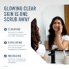 Picture of Sud Scrub® Antimicrobial Silicone Face Scrubber, 1 Pack, Gentle Face Exfoliator for Sensitive Skin, Eco Friendly Facial Cleansing Brush, Exfoliating Face Brush for Men and Women (Blue)