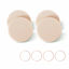 Picture of KOOBA 4pcs Round Makeup Sponges Supplement, Beauty Face Primer Compact Powder Puff, Blender Sponge Replacement for Cosmetic Flawless Foundation, Sensitive and All Skin Types