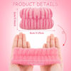 Picture of Chuangdi 4 Pairs Wrist Spa Wrist Bands for Washing Face Microfiber Wrist Wash Towel Band Scrunchies Absorbent Wrist Sweatband for Women Prevent Liquid from Spilling(Vivid Colors)