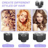 Picture of Self Grip Hair Rollers and Curlers Set - 24 Pieces with 3 Sizes (4 Jumbo, 4 Large, 4 Medium) and 12 Clips for Long, Short, Thick, Fine Hair Styling