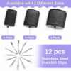 Picture of Self Grip Hair Rollers and Curlers Set - 24 Pieces with 3 Sizes (4 Jumbo, 4 Large, 4 Medium) and 12 Clips for Long, Short, Thick, Fine Hair Styling