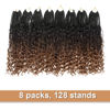 Picture of Goddess Box Braids Crochet Hair With Curly Ends 14 Inch Bohomian Box Braids Crochet Braids 8 Packs 3X Crochet Braids Synthetic Braiding Hair Extension for Black Women (14 Inch (Pack of 8), 1B-4-30)……