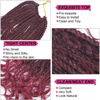 Picture of Goddess Box Braids Crochet Hair With Curly Ends 16 Inch Bohomian Box Braids Crochet Braids 8 Packs 3X Crochet Braids Synthetic Braiding Hair Extension for Black Women (16 Inch (Pack of 8), T1B BUG)…