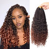 Picture of Goddess Box Braids Crochet Hair With Curly Ends 14 Inch Bohomian Box Braids Crochet Braids 8 Packs 3X Crochet Braids Synthetic Braiding Hair Extension for Black Women (14 Inch (Pack of 8), T350)…