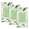 Picture of Body Prescription Makeup Cleansing Wipes - Gentle and Effective Face Wipes, 50 Count (Pack of 3), Aloe Vera