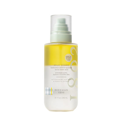 Picture of Beekman 1802 Milk Shake Hydrating Face Mist - Hyaluronic Acid & Squalane Facial Mist Minimizes Pores & Gently Moisturizes - Makeup Setting Spray - Fragrance-Free