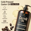 Picture of INFINA ESSENTIALS Pure Cold Pressed Castor Oil - Hexane Free, Glass Bottle for Hair Growth, Face, Scalp, Skin & Eyelashes - Nourishing and Moisturizing - 16 fl oz