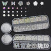 Picture of 4 Boxes Nail Rhinestones and Pearls Nail Charms, 11000 PCS Crystals Nail Gems and Rhinestones for Nails, Nail Jewels Nail Art Supplies Luxurious Nail Accessories for Women Nail Decorations