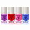 Picture of PIGGY PAINT 100% Non-toxic Girls Nail Polish - Safe, Chemical Free Low Odor for Kids, SCENTED 4 Polish Set
