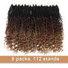 Picture of Goddess Box Braids Crochet Hair With Curly Ends 20 Inch Bohomian Box Braids Crochet Braids 8 Packs 3X Crochet Braids for Black Women (20 Inch (Pack of 8), T1B-33-30)………