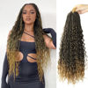 Picture of Goddess Box Braids Crochet Hair With Curly Ends 22 Inch Bohomian Box Braids Crochet Braids 8 Packs 3X Crochet Braids Synthetic Braiding Hair Extension for Black Women(22 Inch (Pack of 8), T27)…