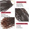 Picture of Goddess Box Braids Crochet Hair With Curly Ends 24 Inch Bohomian Box Braids Crochet Braids 8 Packs 3X Crochet Braids Synthetic Braiding Hair Extension for Black Women (24 Inch (Pack of 8), T30)………