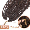 Picture of Goddess Box Braids Crochet Hair With Curly Ends 20 Inch Bohomian Box Braids Crochet Braids 8 Packs 3X Crochet Braids Synthetic Braiding Hair Extension for Black Women (20 Inch (Pack of 8), T30)………
