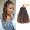 Picture of Goddess Box Braids Crochet Hair With Curly Ends 8 Inch Bohomian Box Braids Crochet Braids 8 Packs 3X Crochet Braids Synthetic Braiding Hair Extension for Black Women (8 Inch (Pack of 8), T30)………