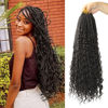 Picture of Goddess Box Braids Crochet Hair With Curly Ends 22 Inch Bohomian Box Braids Crochet Braids 8 Packs 3X Crochet Braids Synthetic Braiding Hair Extension for Black Women(22 Inch (Pack of 8), #4)…