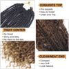 Picture of Goddess Box Braids Crochet Hair With Curly Ends 16 Inch Bohomian Box Braids Crochet Braids 8 Packs 3X Crochet Braids Synthetic Braiding Hair Extension for Black Women(16 Inch (Pack of 8), M1B 30 27)…