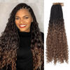 Picture of Goddess Box Braids Crochet Hair With Curly Ends 20 Inch Bohomian Box Braids Crochet Braids 8 Packs 3X Crochet Braids Synthetic Braiding Hair Extension for Black Women (20 Inch (Pack of 8), 4-30)……