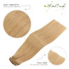Picture of WindTouch Clip in Hair Extensions Real Human Hair #27 Honey Blonde Hair Extensions 70g 22Inch Long Hair Extensions 7PCS Soft Thick Hair Extensions Real Human Hair