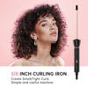 Picture of HIRAY 3/8 Inch Curling Iron,9mm Tiny Curling Wand,Ceramic Small Barrel Curling Iron with Adjustable Temperature,Fast Heating,for Short & Long Hair